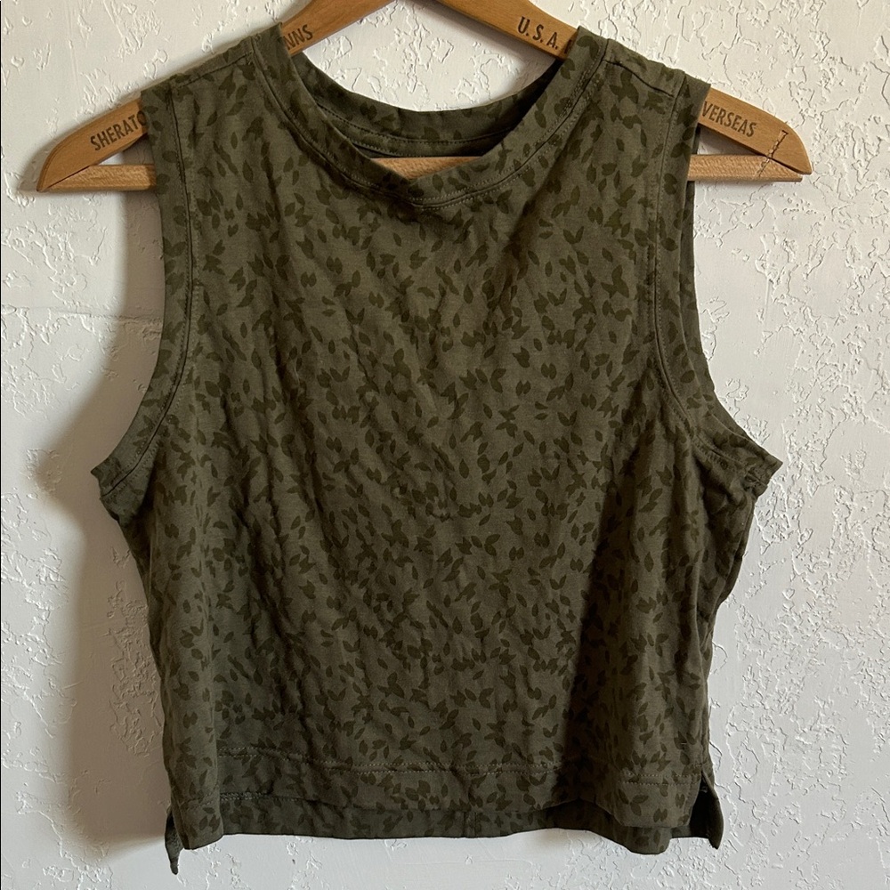 All in Motion Olive Green Sleeveless Women's Top